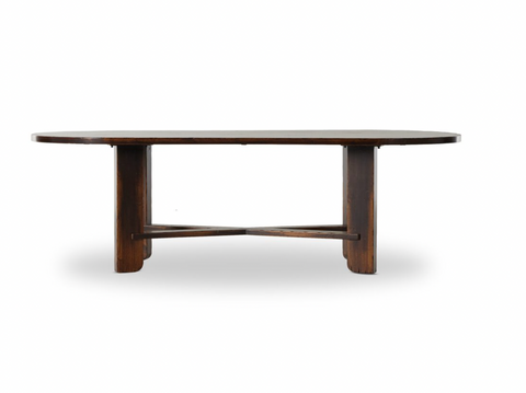 Solid Birch Oval Dining Table