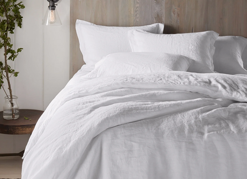 Complete Organic Linen Bedding Set || Coyuchi || Queen
