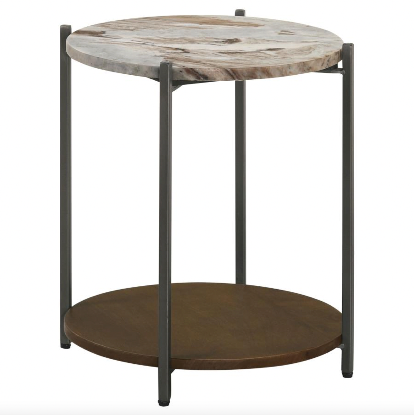 Naomi Marble Top Side Table