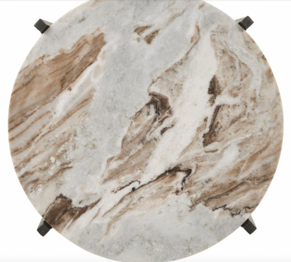 Naomi Marble Top Side Table