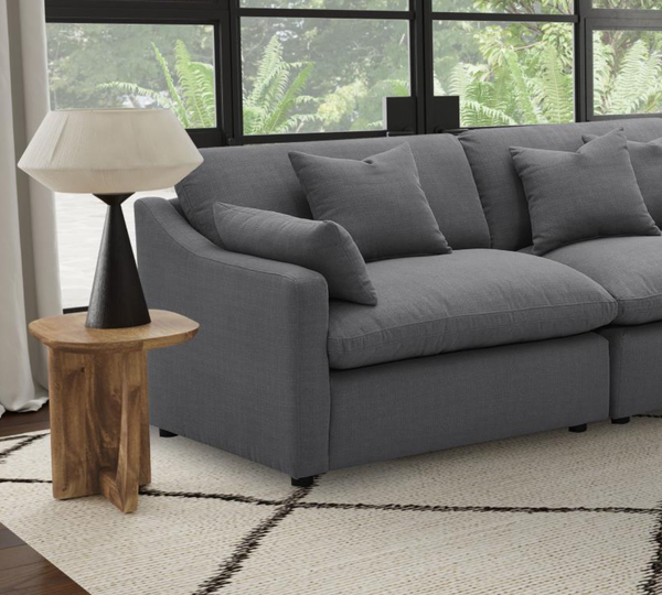 The Cloud Sofa - 3 Piece Sectional, Grey