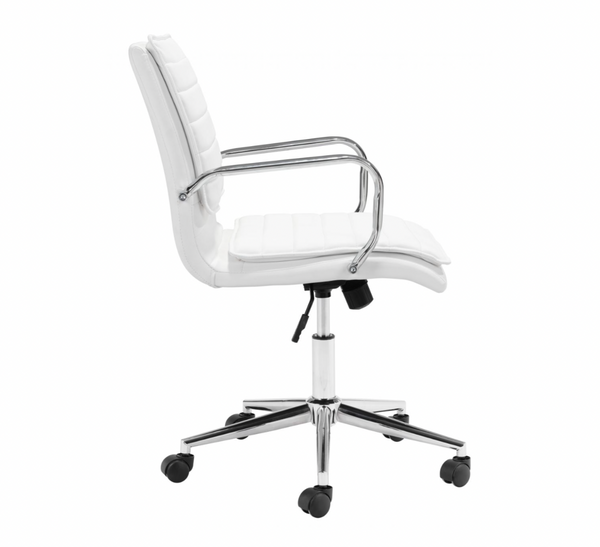 Pat White Office Chair