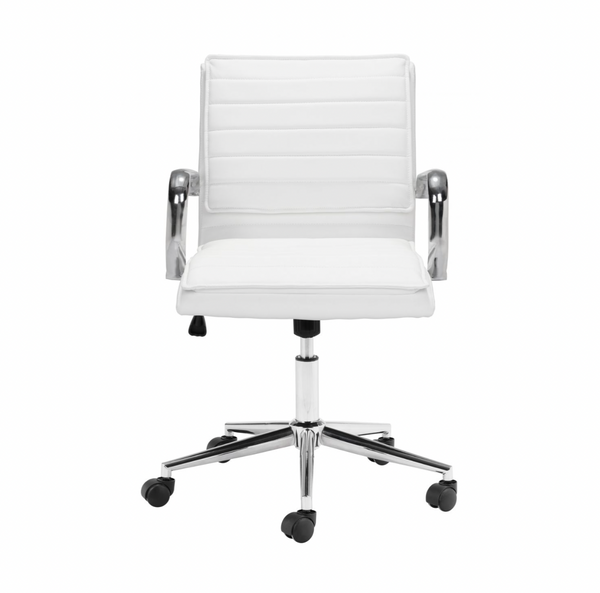Pat White Office Chair