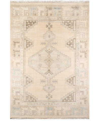 Beige Aztec Rug 7'9" x 9'9"