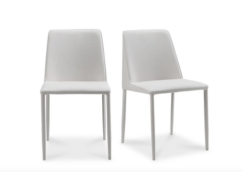 Nora Dining Chair Set Of Two, White