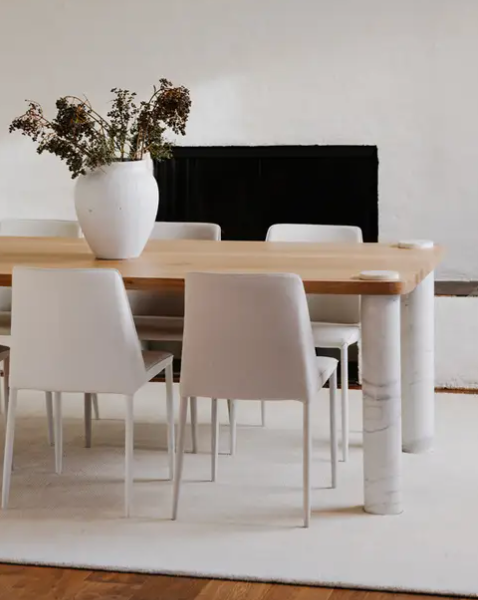 Nora Dining Chair Set Of Two, White