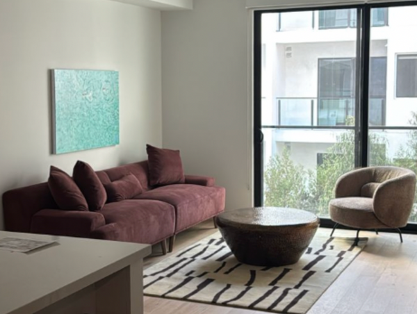 Elizabeth Corduroy Sofa, Wine Red