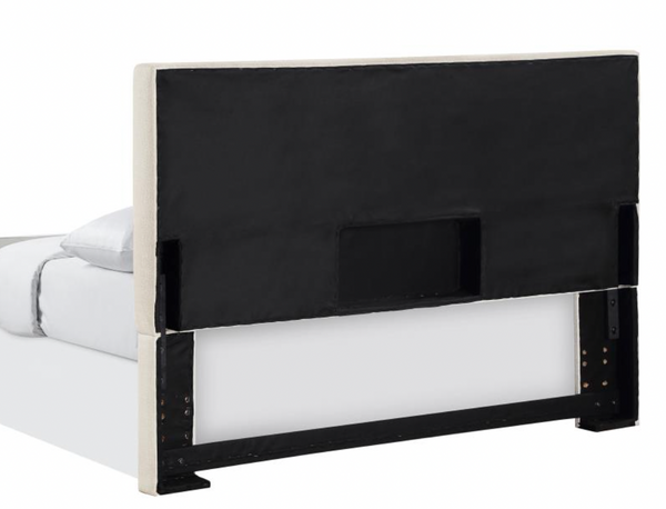 Upholstered Queen Headboard, Sand