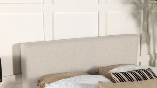 Upholstered Queen Headboard, Sand