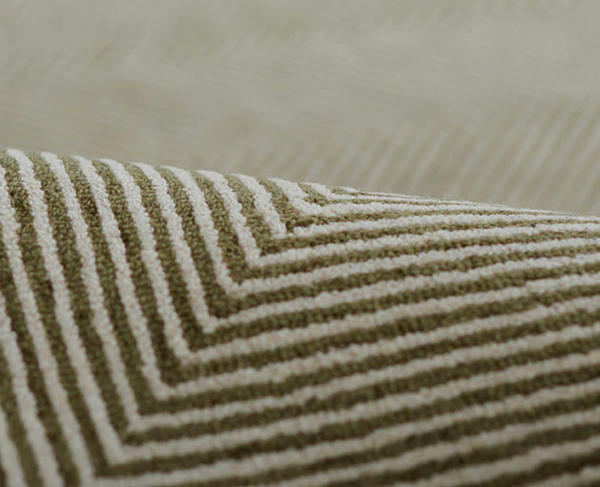 Green Zigzag 8' x 10'