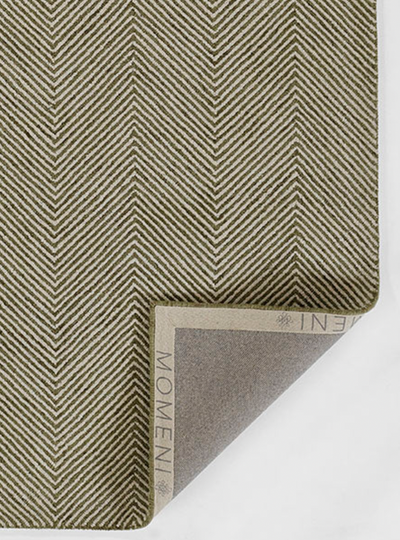 Green Zigzag 8' x 10'