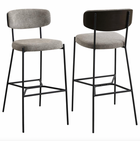 Eidson Light Brown Counter Stool (set of 2)