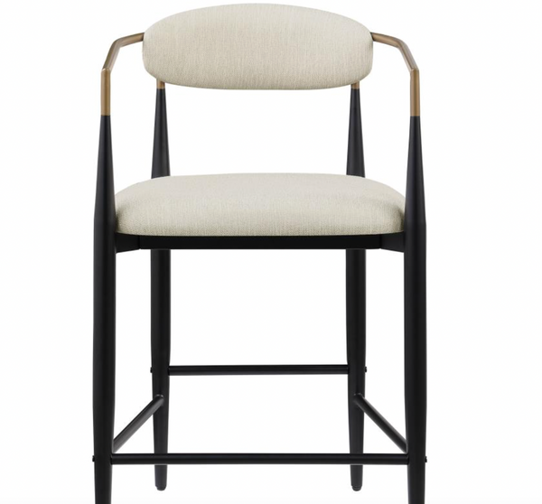 Teena Counter Stool, Cream (set of 2)