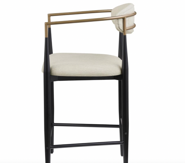 Teena Counter Stool, Cream (set of 2)