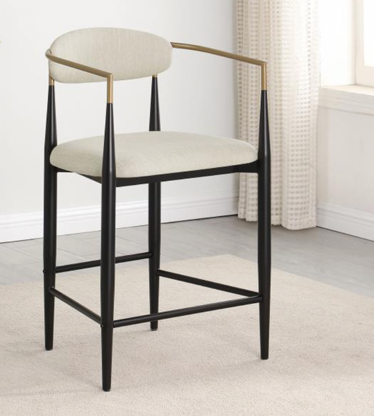 Teena Counter Stool, Cream (set of 2)