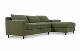Corey Sectional, Hunter Green