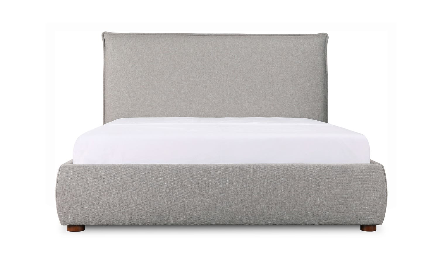 Luna King Bed, Greystone