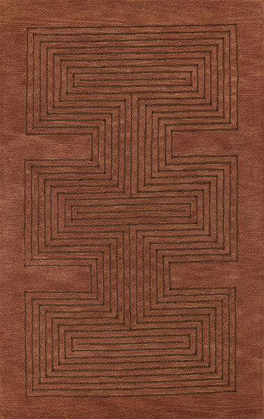 Tau Rug - Copper 8" x 10"