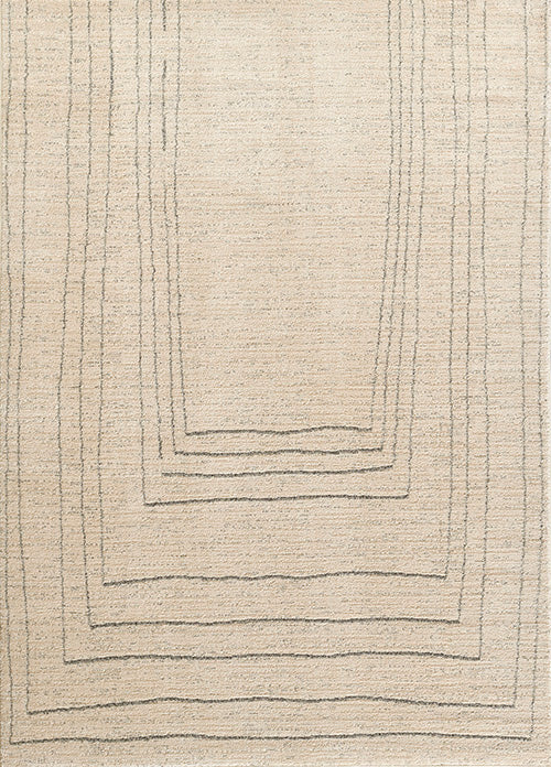 Nuru Rug - Beige 5'3" x 7'3"