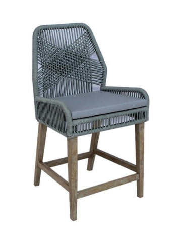 Clarissa Counter Stool, Grey (set of 2)