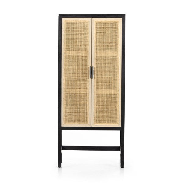 Caprese Narrow Cabinet - Black wash