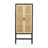 Caprese Narrow Cabinet - Black wash