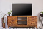 TV Console Natural Sheesham