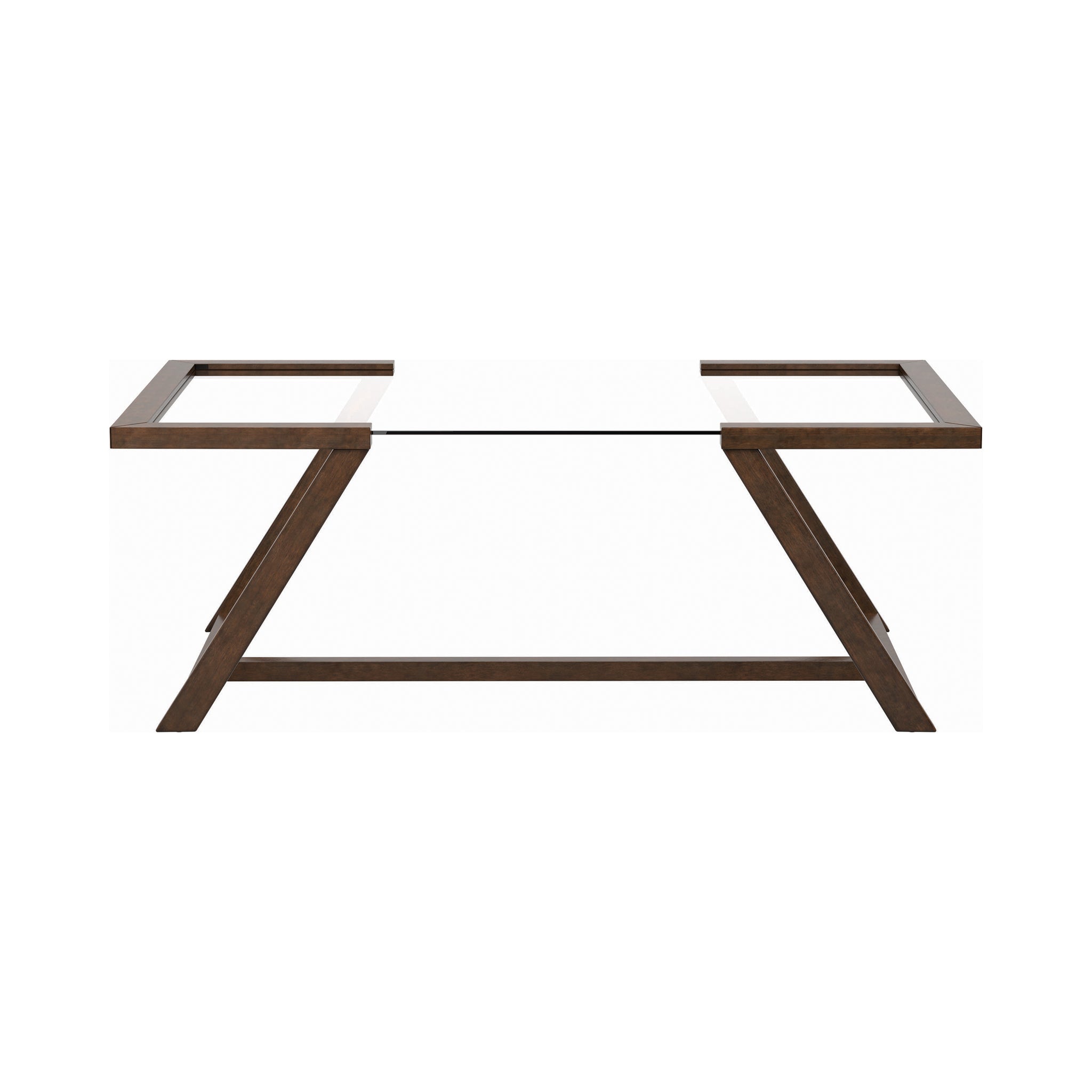 Wood and Glass Coffee Table