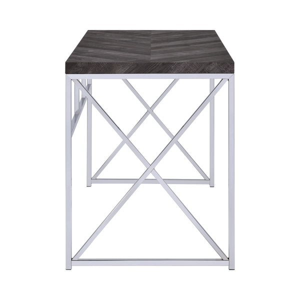 Grey Herringbone Desk