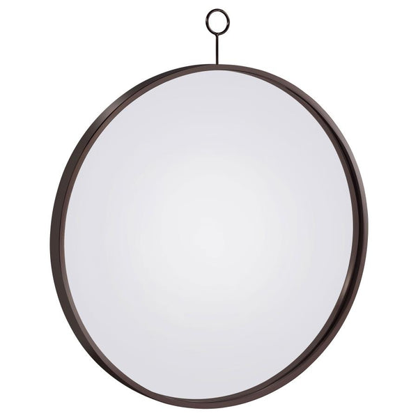 Round Black Mirror 30"