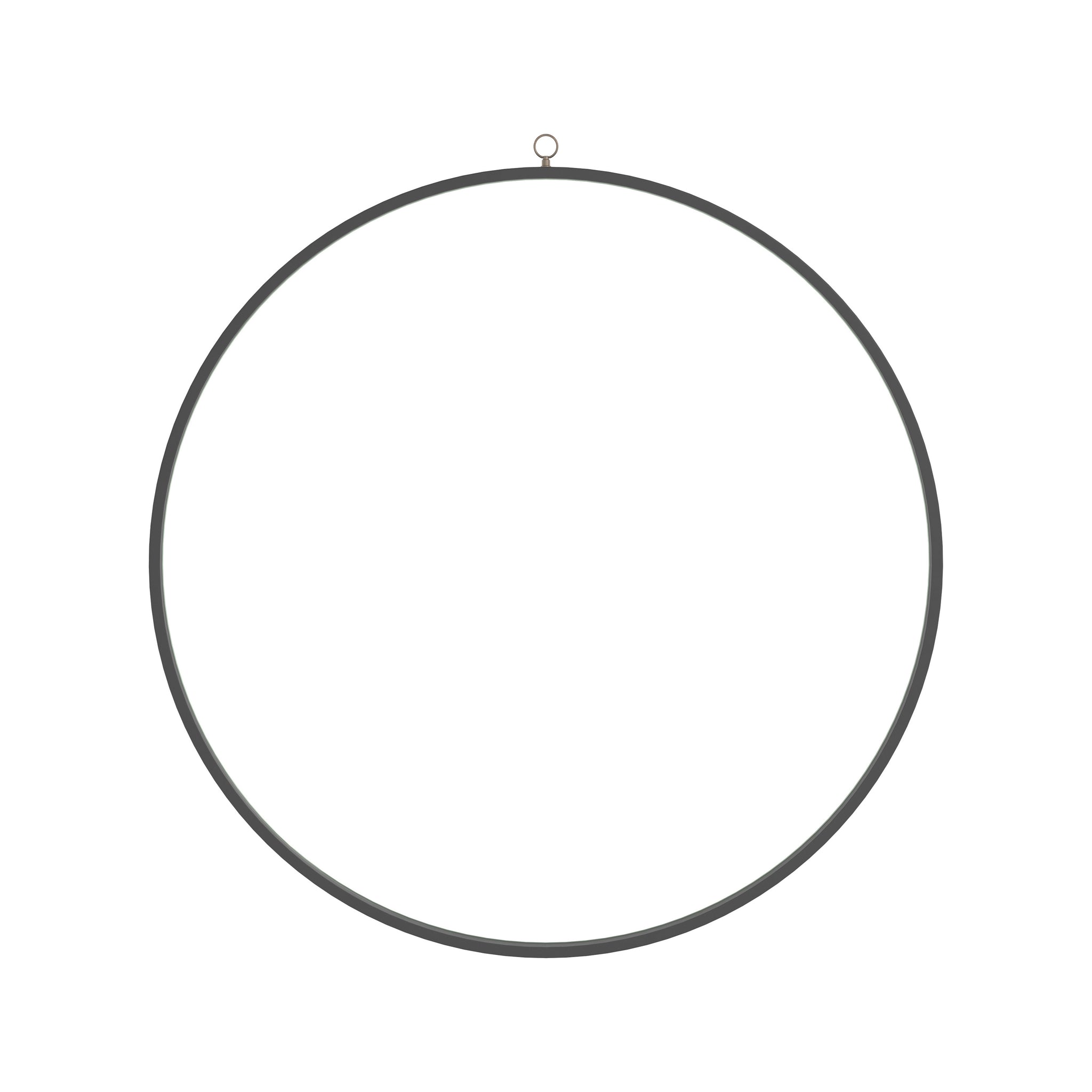 Round Black Mirror 35"