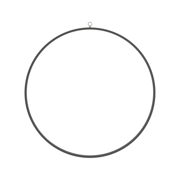 Round Black Mirror 35"