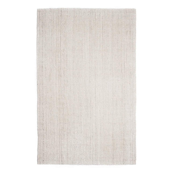 White Jute Rug 5 x 8