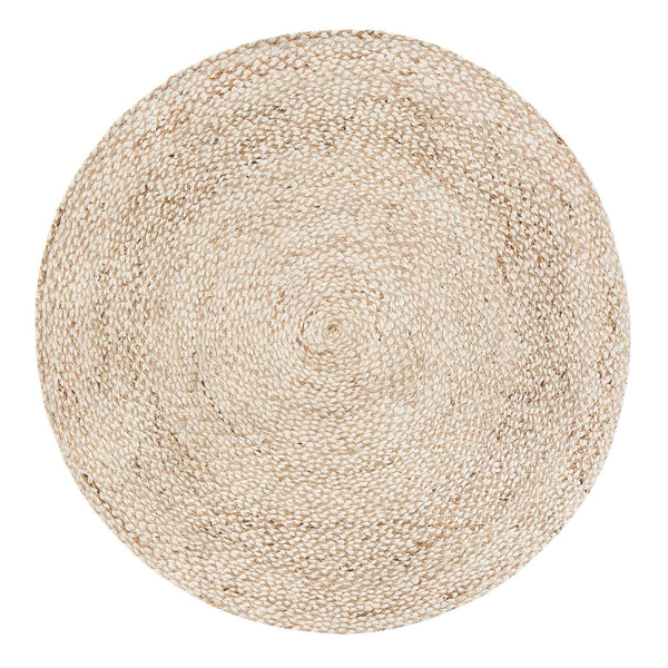 Speckled Hen Round Braided Jute