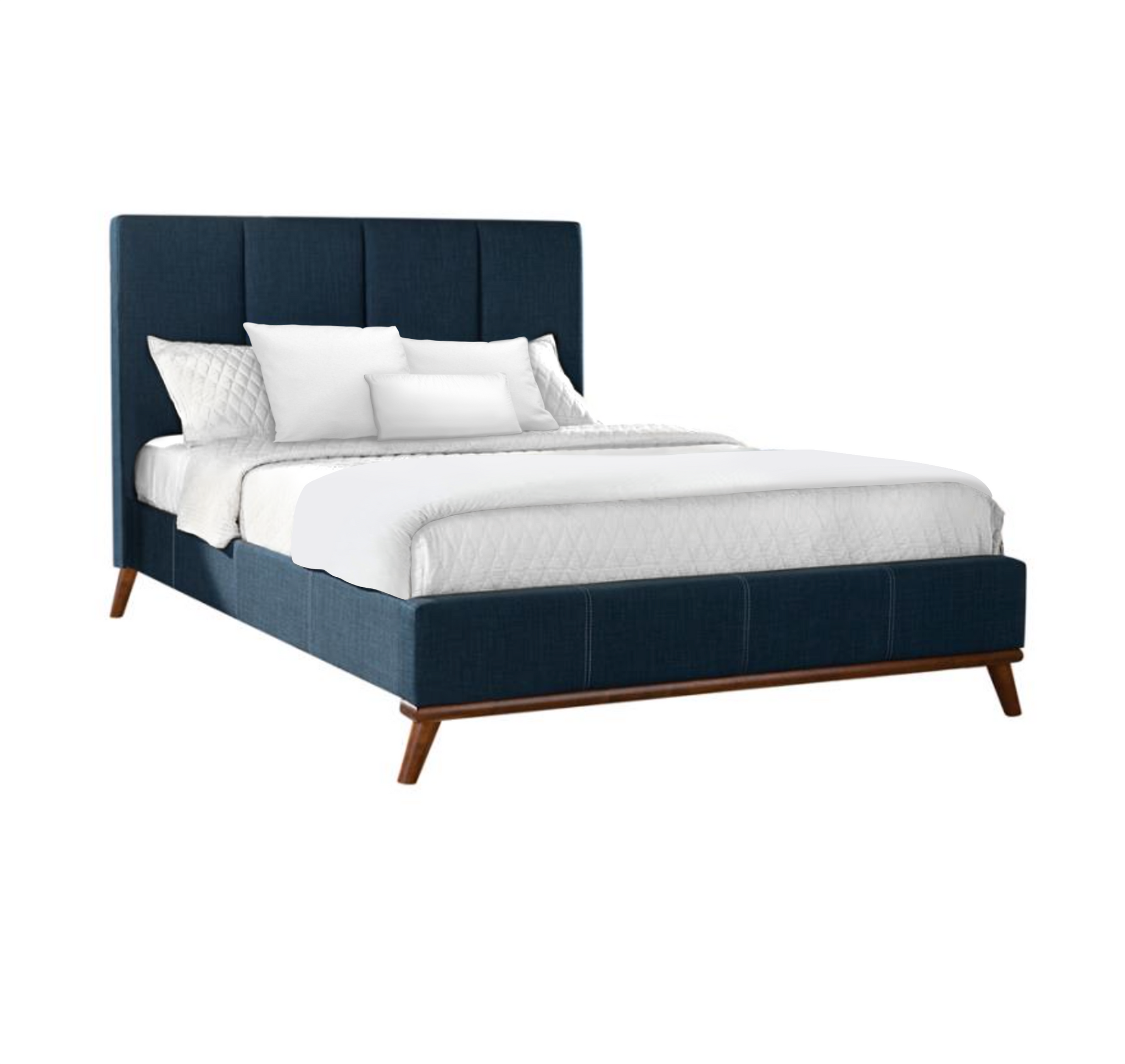 Timor Bed, Queen, Denim