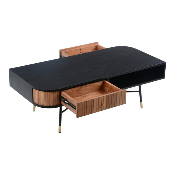 Black and Tan Coffee Table