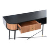 W.E Black Bezier Console Table
