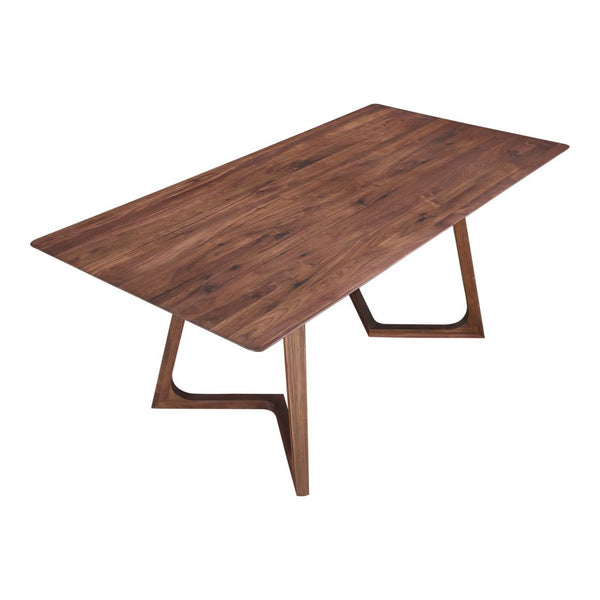 Saban Dining Table, Natural Walnut