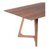 Saban Dining Table, Natural Walnut