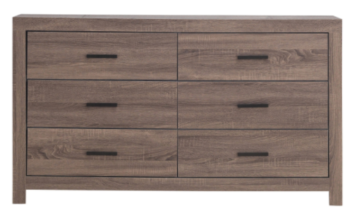 Brantford Barrel Oak 6-Drawer Dresser