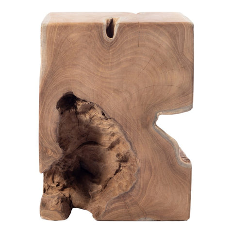 Natural Teak End Table