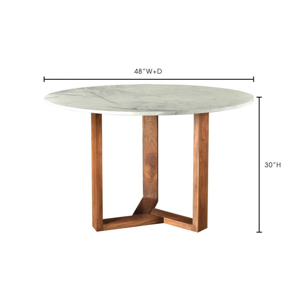 Jinx Dining Table, Natural Walnut