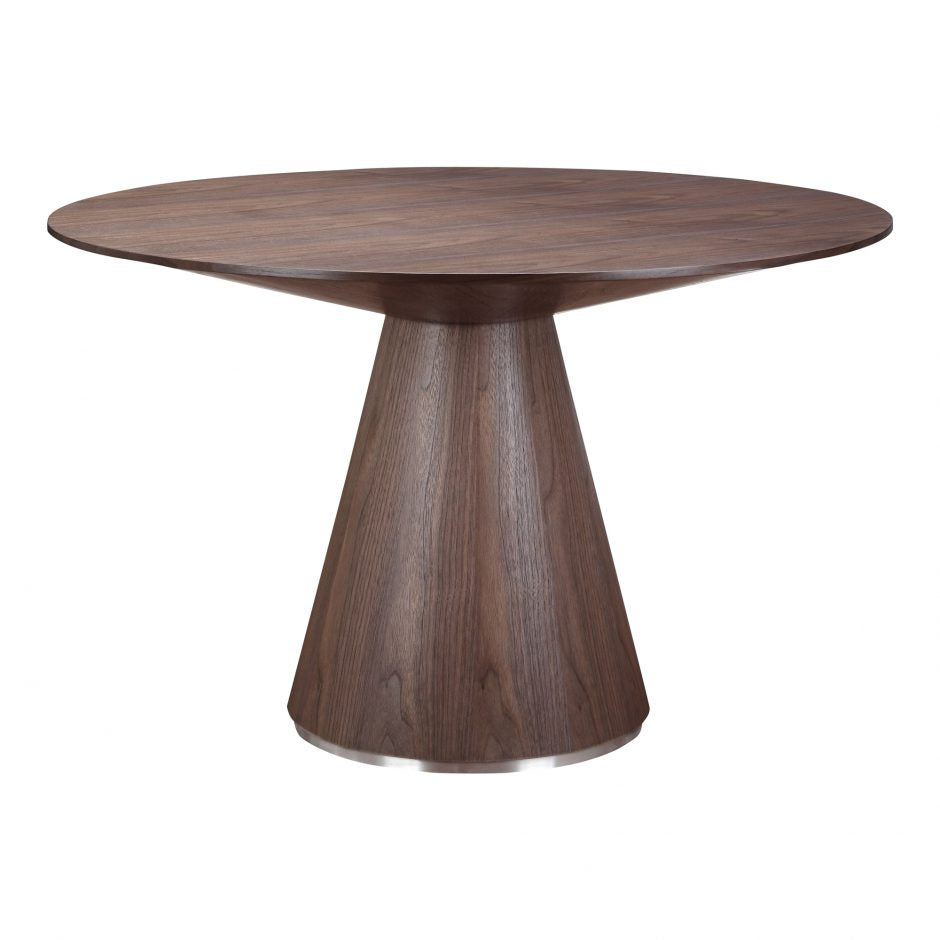 Otago Round Walnut Dining Table