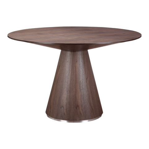 Otago Round Walnut Dining Table