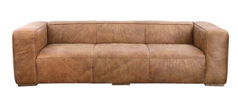 Bolton Leather Sofa, Brown