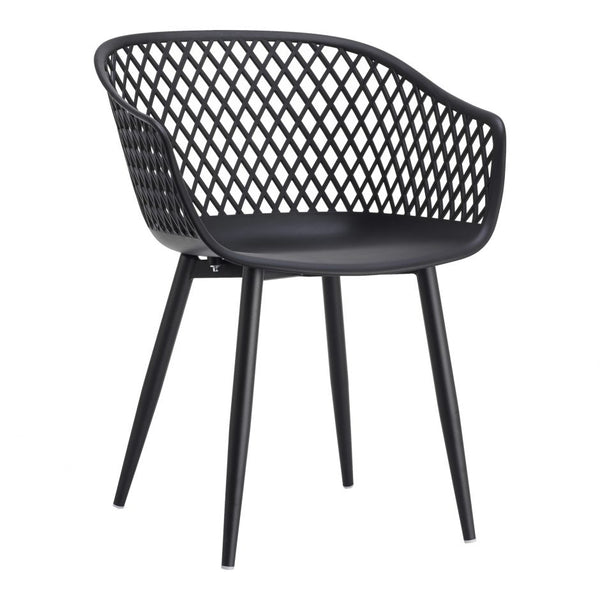 Lizzy Outdoor Chairs, Black (set of 2)