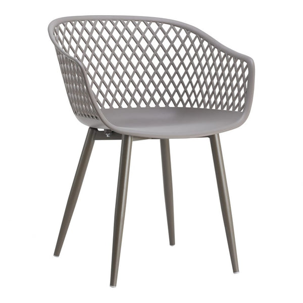 2 x Piazza Outdoor Chairs, Grey