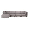 Alpha Modular Sectional Set, Smoke