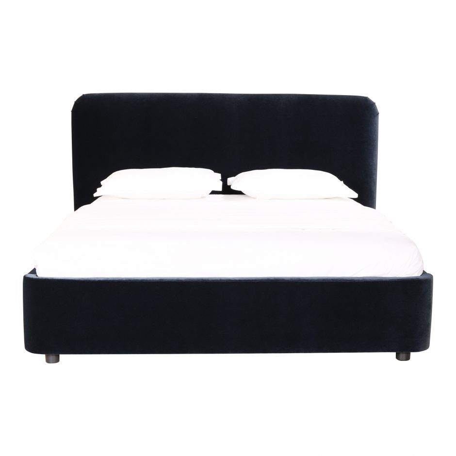 Samara King Bed, Midnight Blue