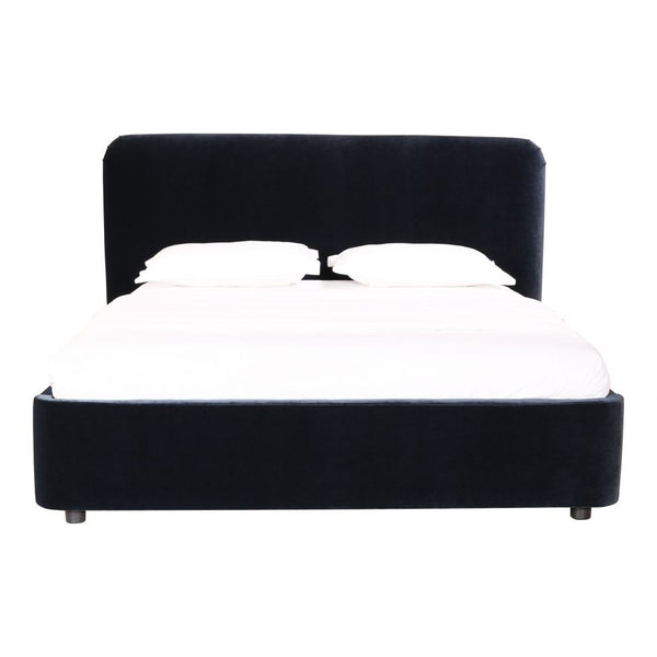 Samara King Bed, Midnight Blue